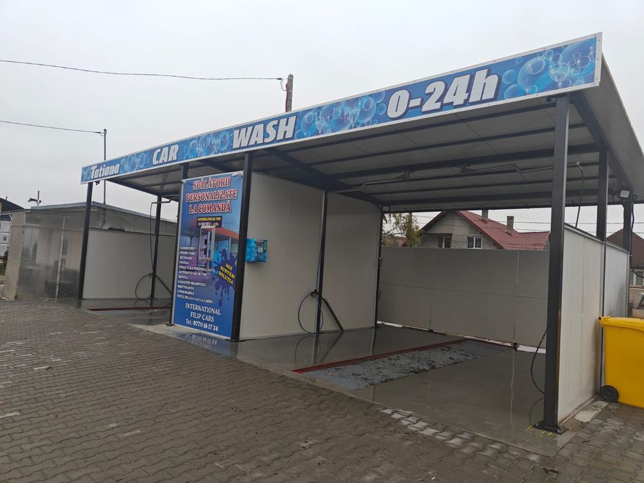 Spalatorie auto self service cu fise, bancnote, automatizari