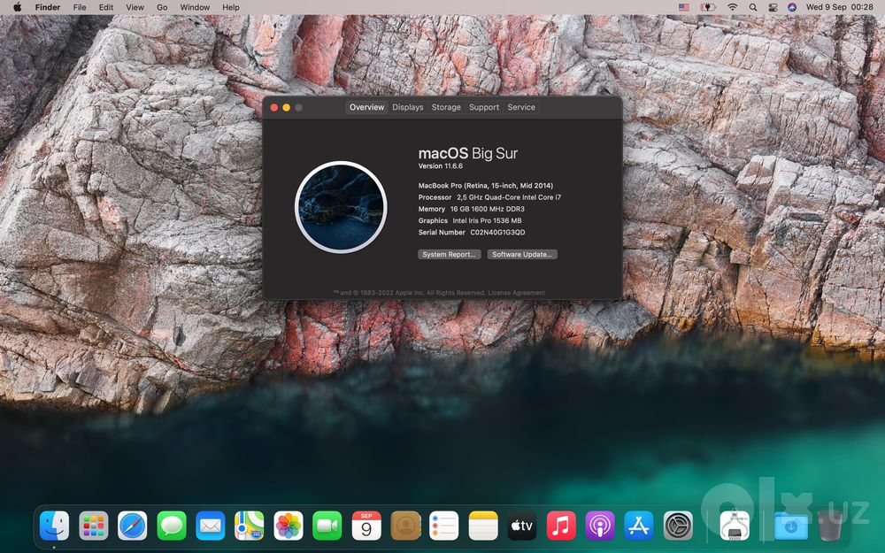 Apple Macbook Pro 2014 15 inch