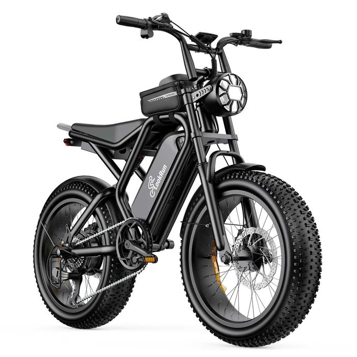 Електрически велосипед LOOKRUN K20, 1500W, 48V 18.2Ah, 45 км/ч, до 120 км