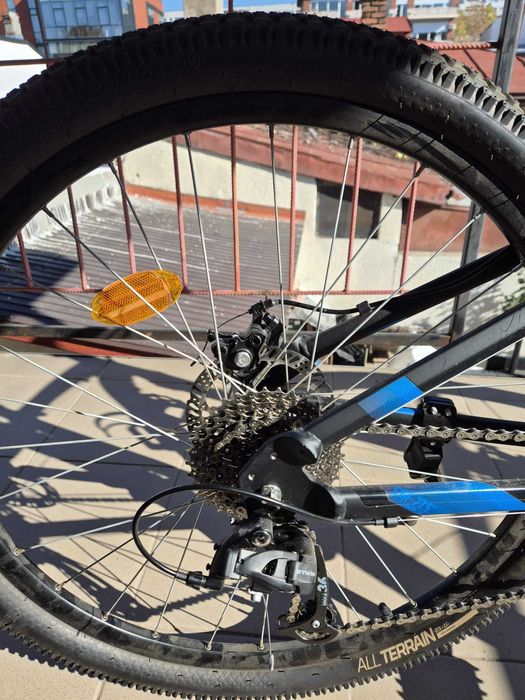 Bicicleta MTB Rockrider ST 120 Negru/Albastru 27,5"
