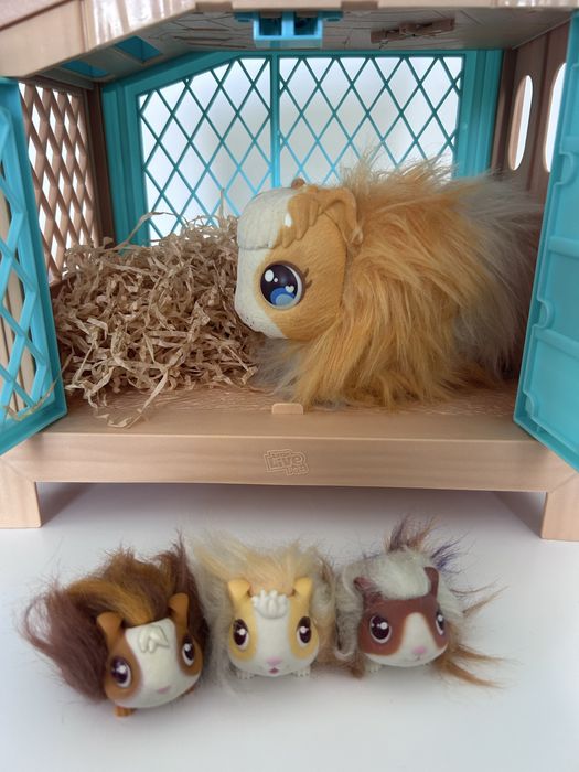 MOOSE Little Live Pets Морско свинче с 3 изненади Mama Surprise