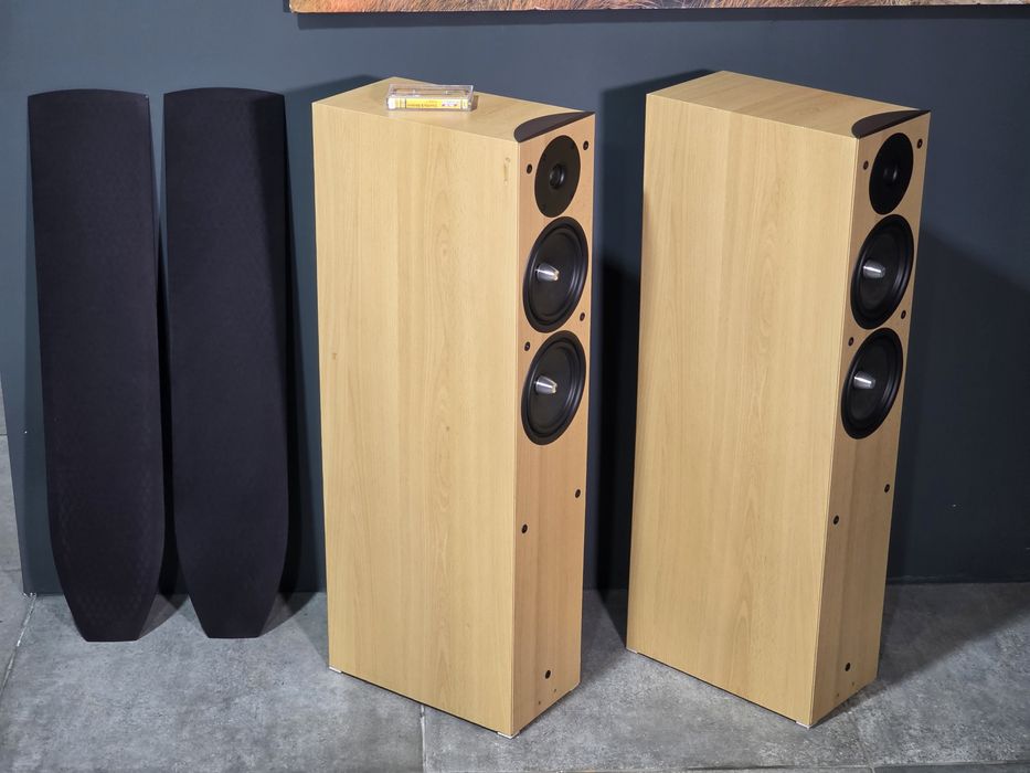 Boxe de podea JAMO E-855, 140-200w, 6 ohm, cires , hifi audio  bookshelf