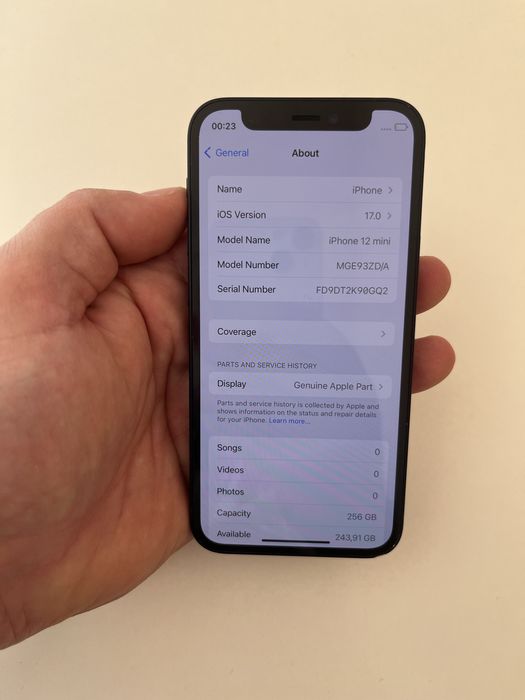 Iphone 12mini 256GB 88% bat