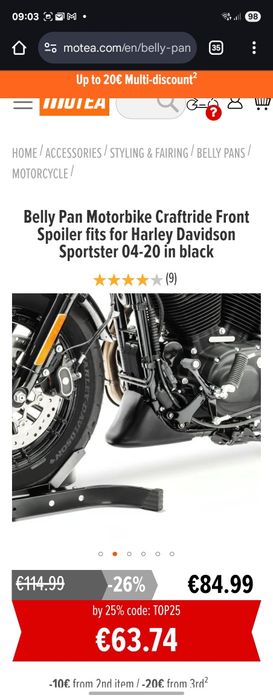 Chopper Spoiler Radiator