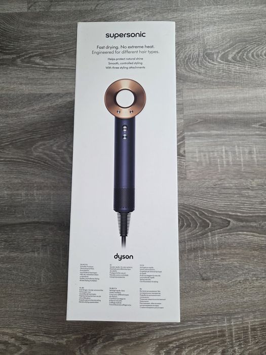 Uscator de par Dyson Supersonic HD07 Origin, 4 setari de temperatura, Nichel-Cupru