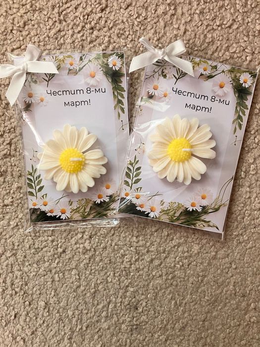 Свещи от соев восък подходящи за рожденни дни или друг повод