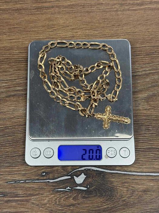 Продавам Златен Мъжки Синджир 14к 585