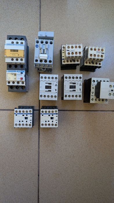 Lot Echipamente Automatizări Industriale NOI – Contactoare și Disjunctoare Motor (Schneider, Siemens, Eaton)