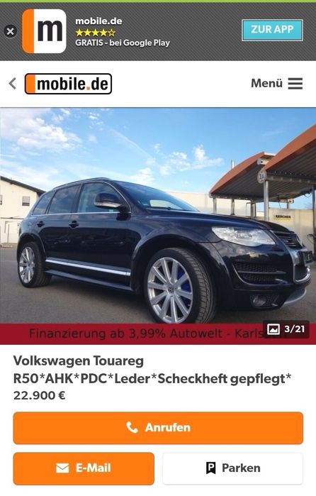 Volkswagen Touareg R50 V10 5.0 TDI Facelift СУПЕР ниска  ЦЕНА