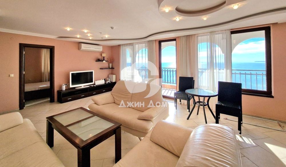 Тристаен апартамент с ПАНОРАМА МОРЕ в к-с „Манастира 2“, гр.Свети Влас