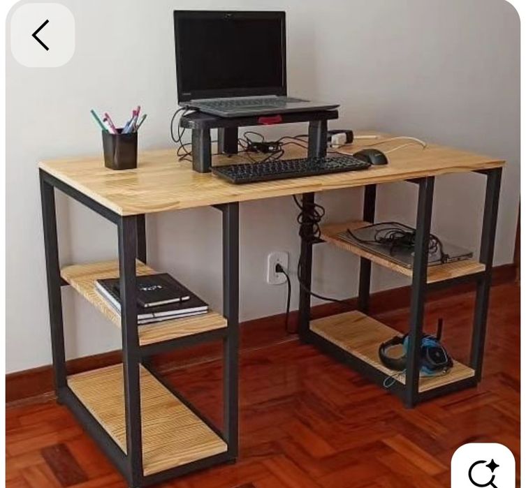 Loft mebel kompyuterni rabochi stol