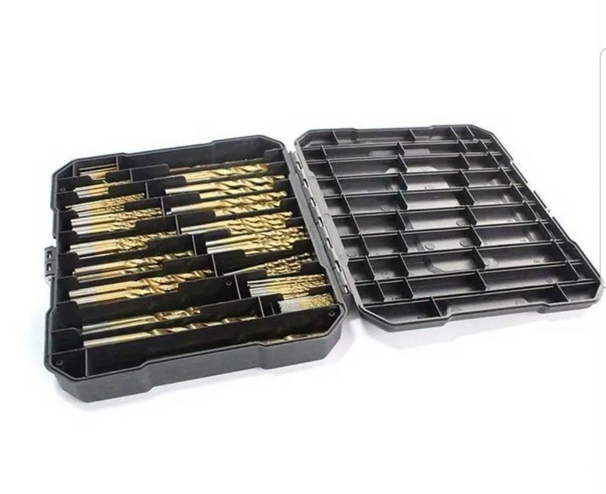 Набор сверл с титановым покрытием