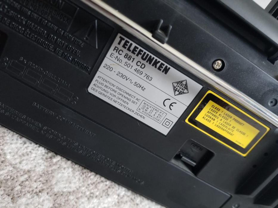 Radio-Casetofon/CD Telefunken