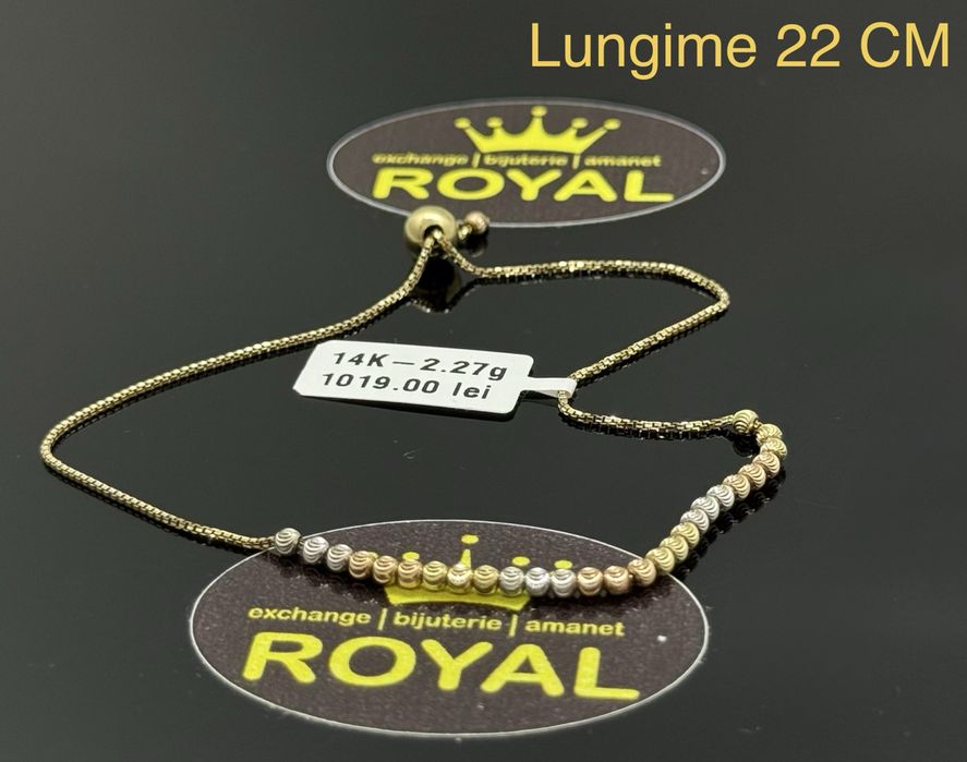 Bijuteria ROYAL : Bratara AUR 14K / 2.27 GR