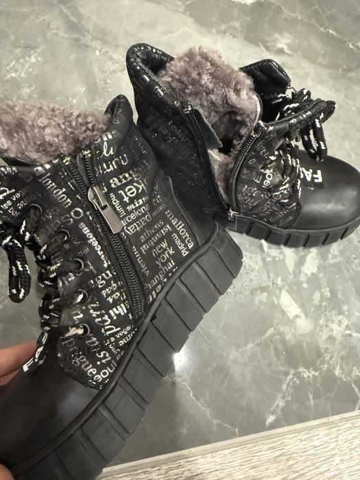 Сапоги зимние детские на девочку