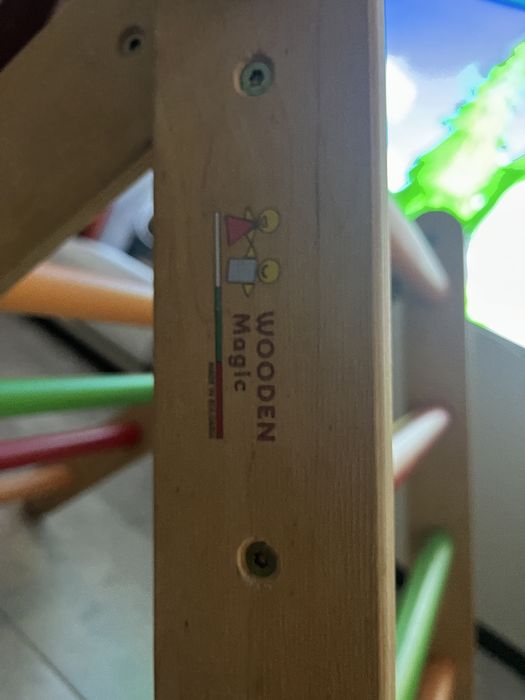 Триъгълник Пиклер и рампа за катерене/пързалка Wooden Magic