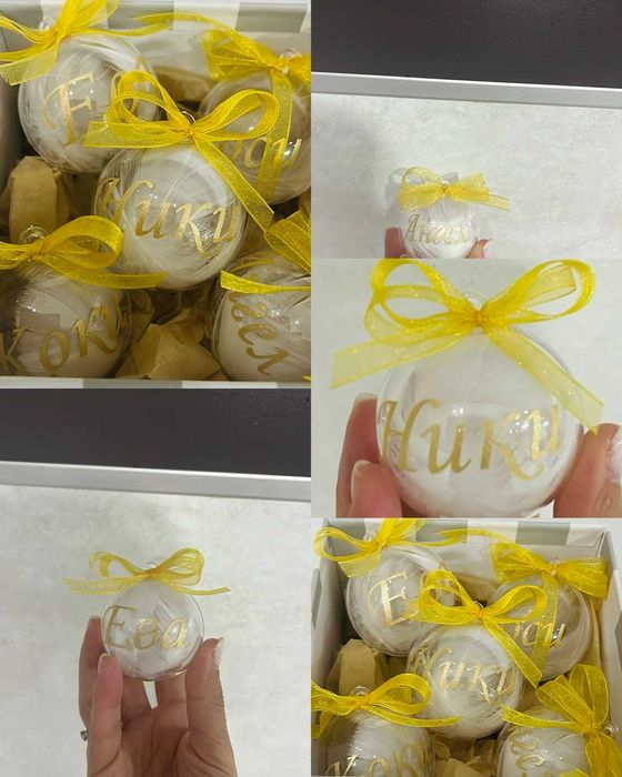 Персонализирана Коледна топка