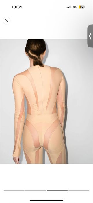 Mugler боди/блуза/ топ НОВА и оргинална S размер