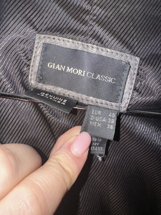 Кожанная легкая куртка  , дубленка