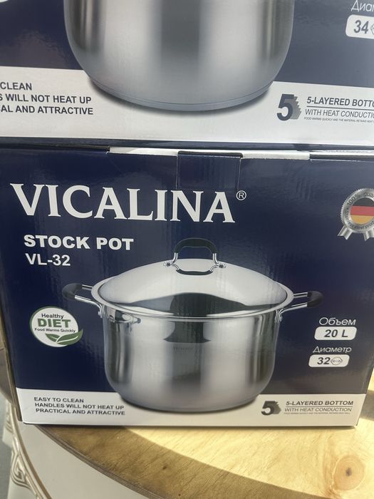 Кастрюли Викалина. Vicalina. Алюминиевая