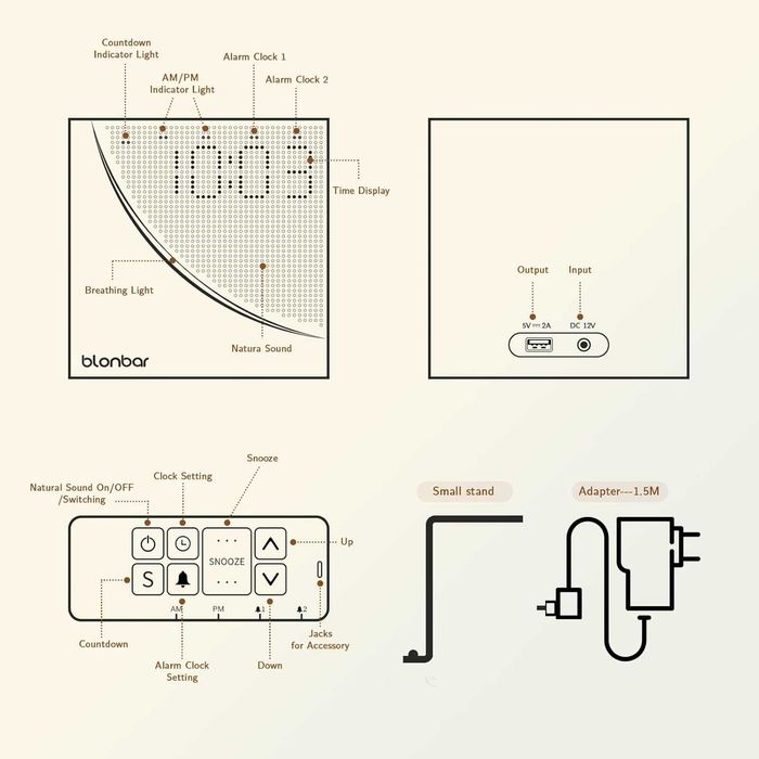 Нощна, LED , сензорна лампа за събуждане