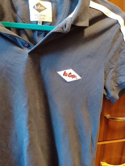 Tricou polo albastru Lee Cooper S/M