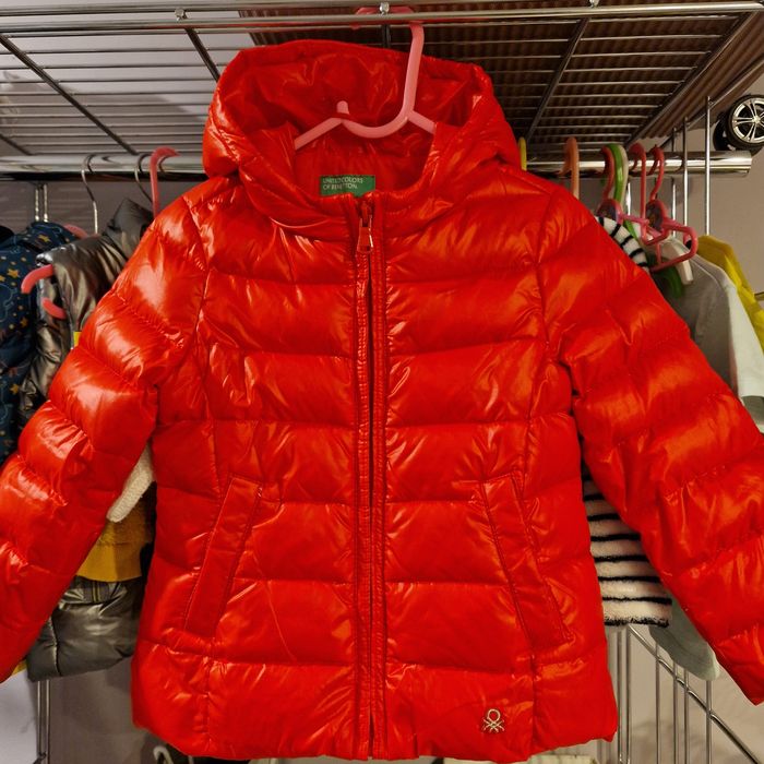 Детско пухено яке Benetton, 3-4 г.