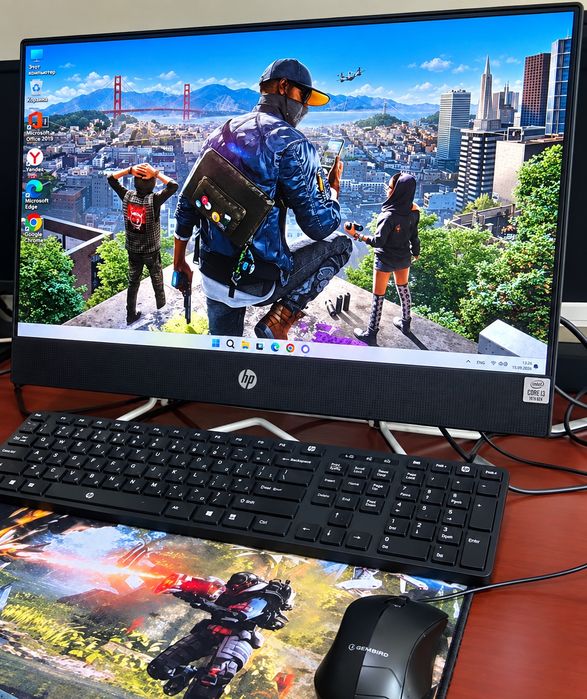 Моноблок HP 22" - мощный Core i3 10100T