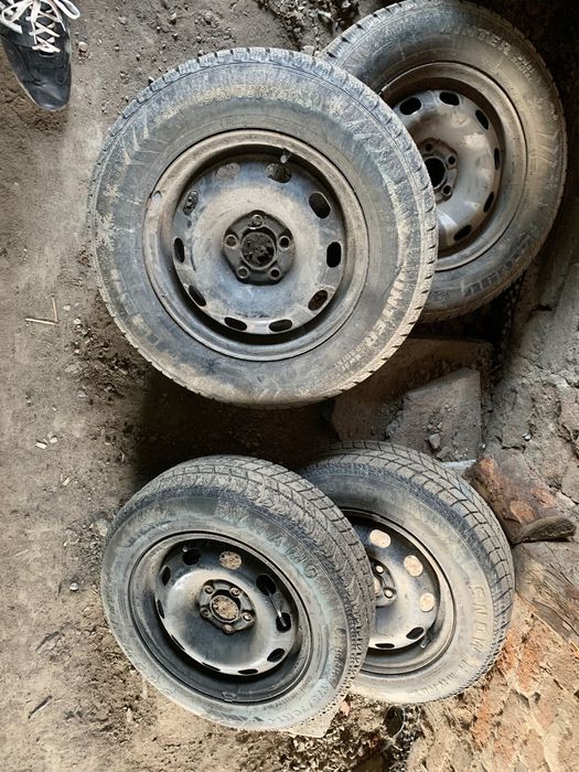 Гуми със джанти 5х100 14r