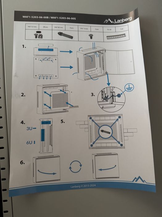 Rack шкаф Lanberg WAF1-5203