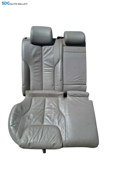 Interior Complet Scaun Scaune Stanga Dreapta Fata Sofer Pasager Piele Neagra cu Rabatare Bancheta Spate cu Sezut Spatar Volkswagen Passat B6 2005 - 2010 [LC1614]