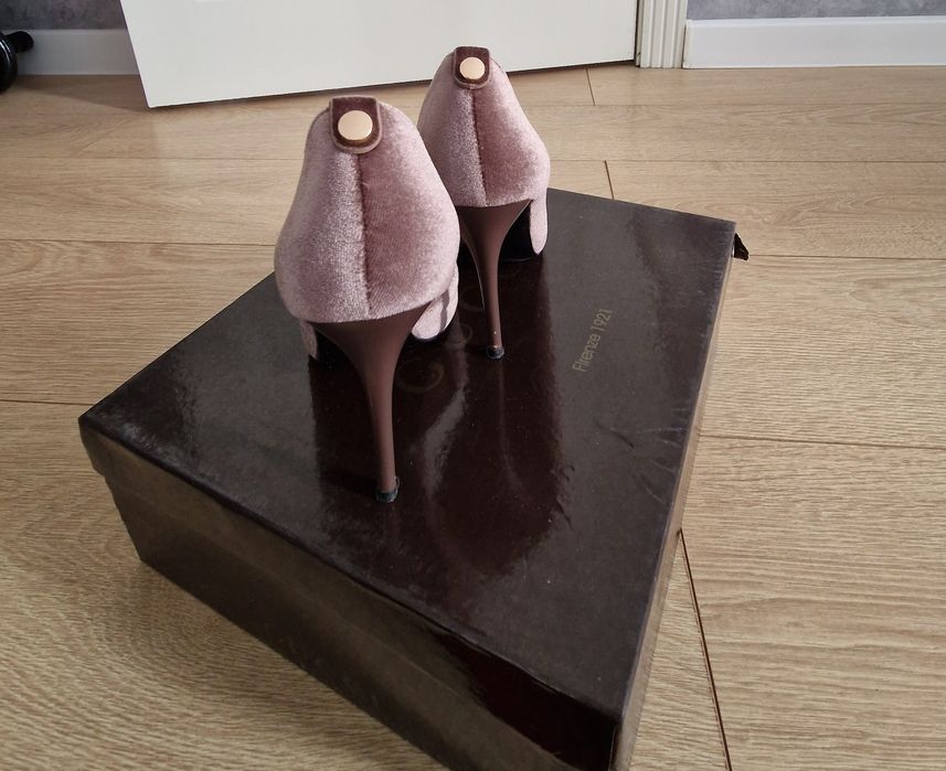 Туфельки бархатные