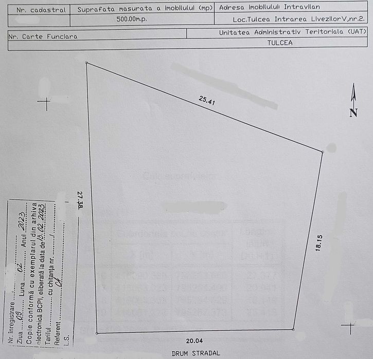 Teren intravilan - str. Livezilor, 9 Mai
