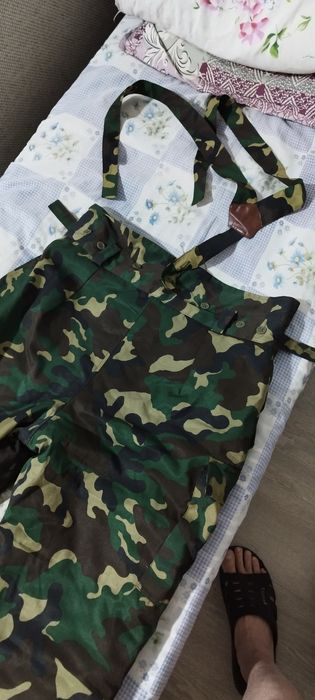 Ватник брюки с лямкой