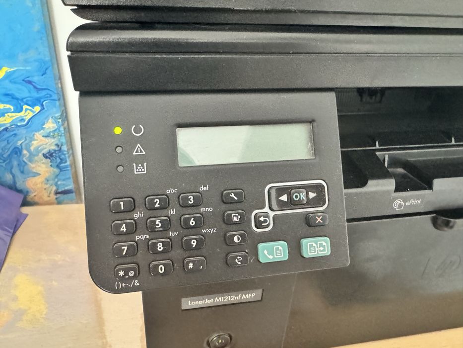 Принтер МФУ HP LaserJet Pro M1212nf MFP черный