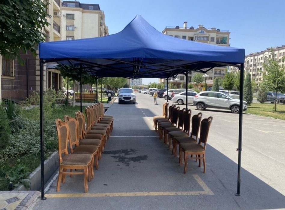 Зонт [навес] размери 3×3 самарканд буйлаб обориб урнатиб берамиз