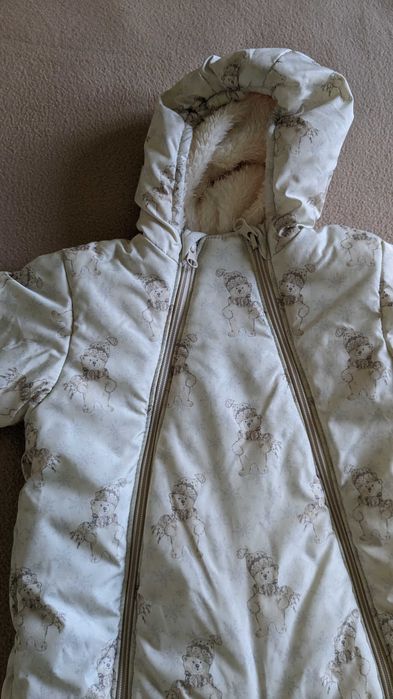 Топли бебешки космонавти за момче 3-6 месеца