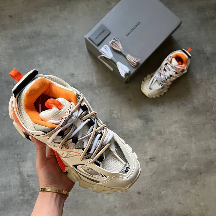 Balenciaga Track – White & Orange