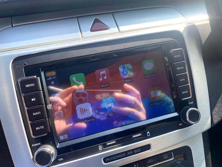 Navigatie Touch 2GB Ram Carplay VW Volkswagen Seat Skoda Passat Golf