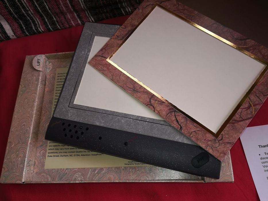 Rame foto vorbitoare cadoul ideal/Talking pictures voice print