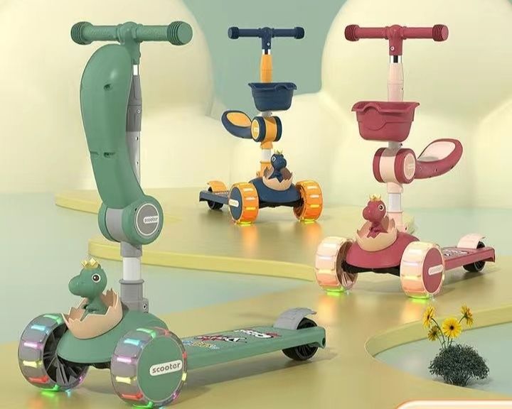 Самокат детский с подсветкой