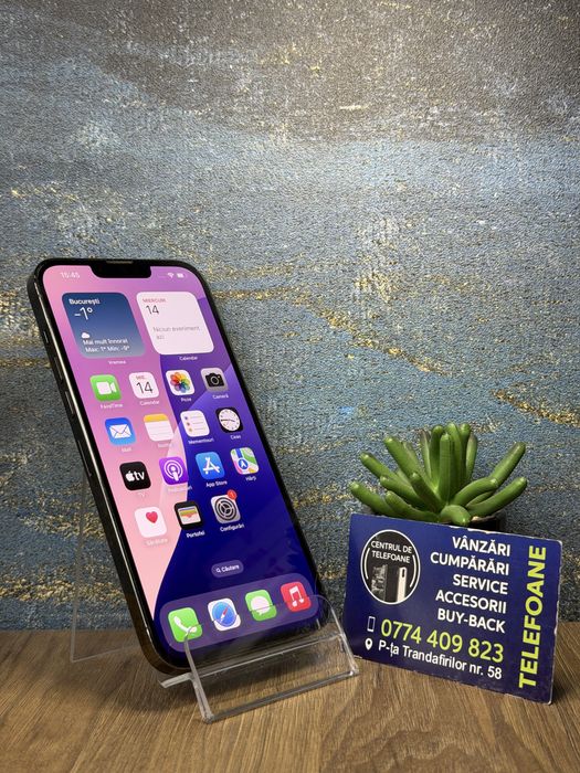 Iphone 13 pro max/128gb/2 Ani Garantie Centrul de Telefoane/rate