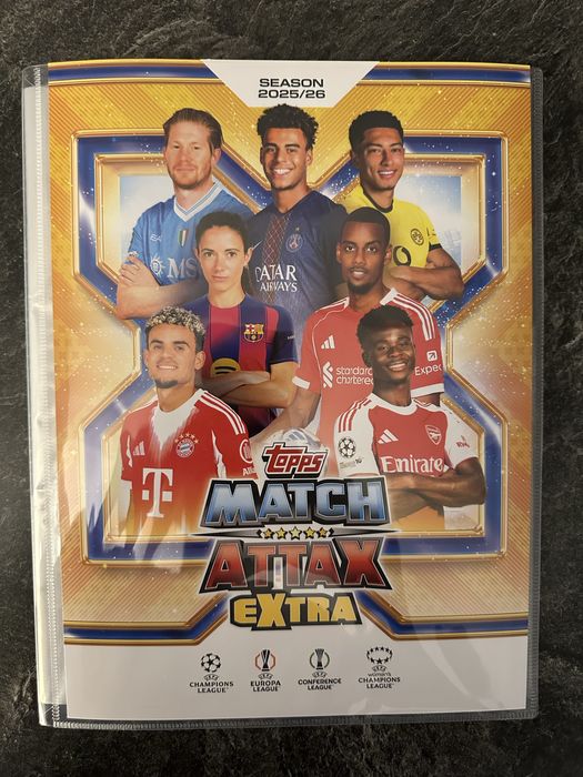 Set base complet Match Attax Extra 2025-2026 + Build a Baller