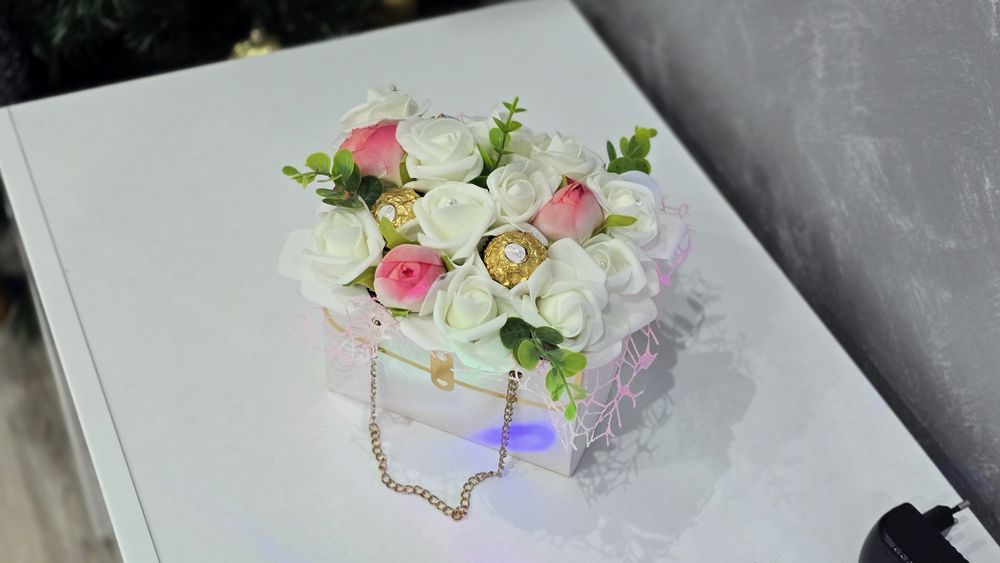 Вечен букет от рози