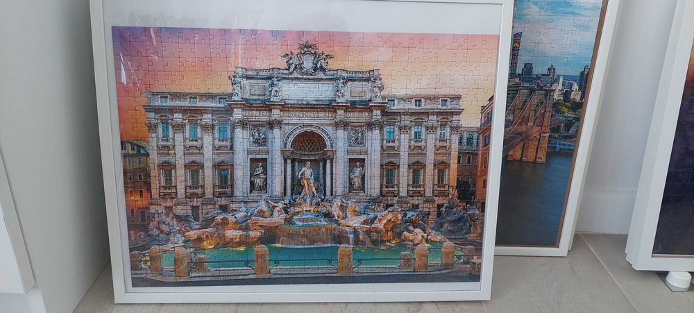 Tablouri din puzzle inramate