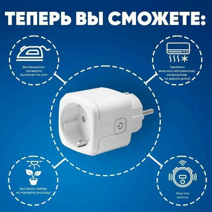 Умная Wi-Fi розетка Smart Plug.