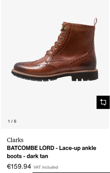 Чисто нови боти Clarks-бвз кутия