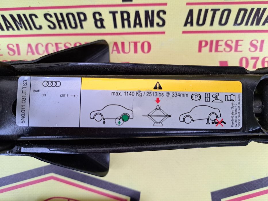 Cric auto punct sprijin original audi Q3 2011+++ 1140Kg 5N0011031 ETS3