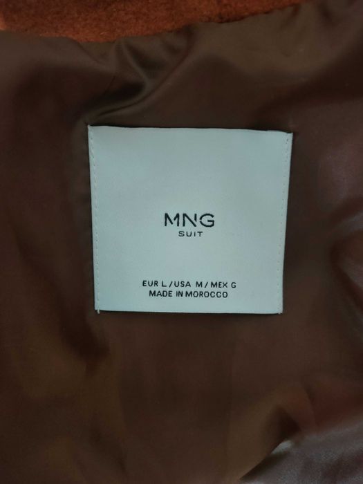 драповый жилет пальто Mango