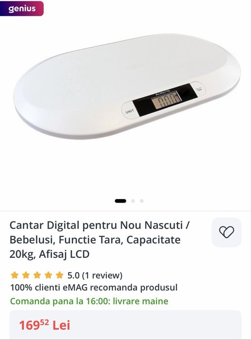 Cântar bebeluși nou